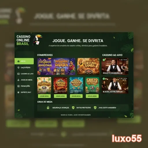 luxe55 exibe jogos VIP acessíveis em uma interface otimizada.