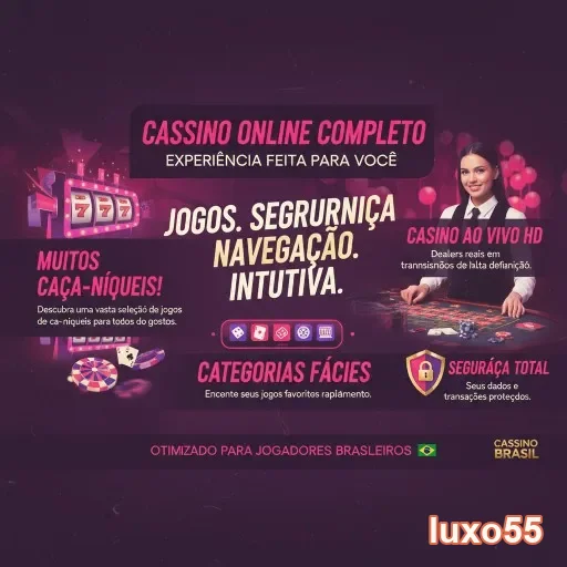 luxo55 oferece interface de cassino online intuitivo e seguro.