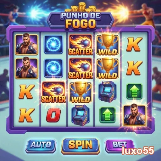 jogo de slot 'Punho de Fogo' no site luxo55